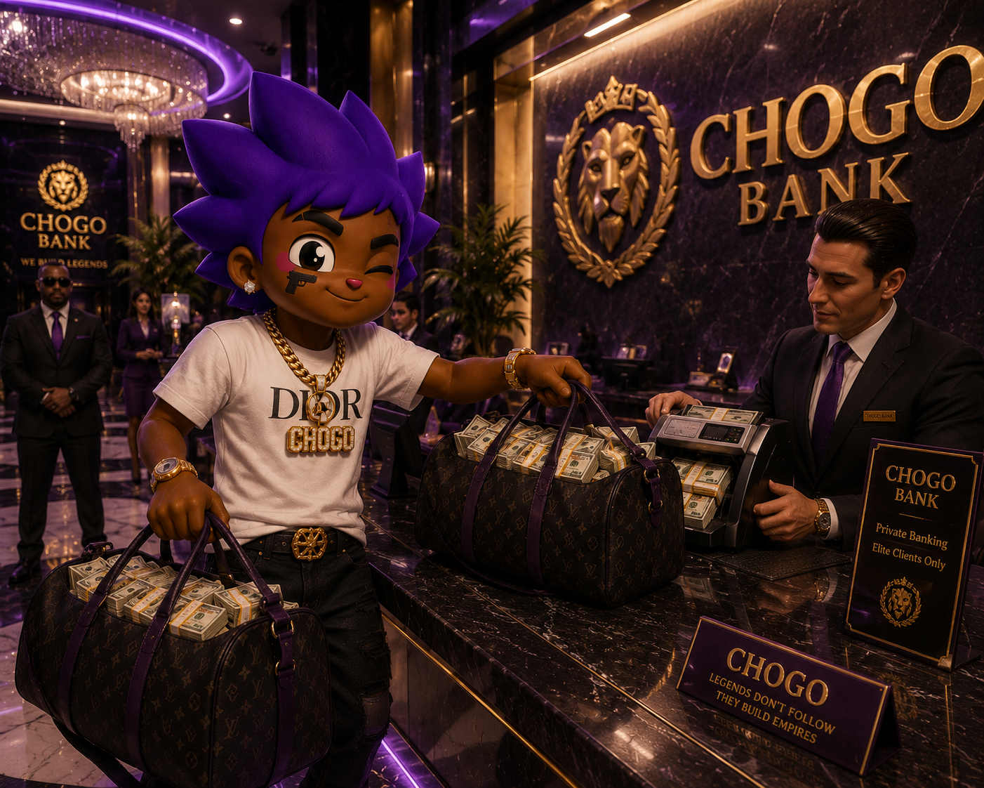 Chogo at Chogo Bank